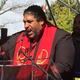 Planned Parenthood Federation of America President Cecile Richards and NAACP National President Cornell Brooks (far right) listen to the North Carolina NAACP’s the Rev. Dr. William Barber speak at the Moral Mondays march in downtown Raleigh, N.C., Feb. 14, 2015.
David Swerdlick/The Root